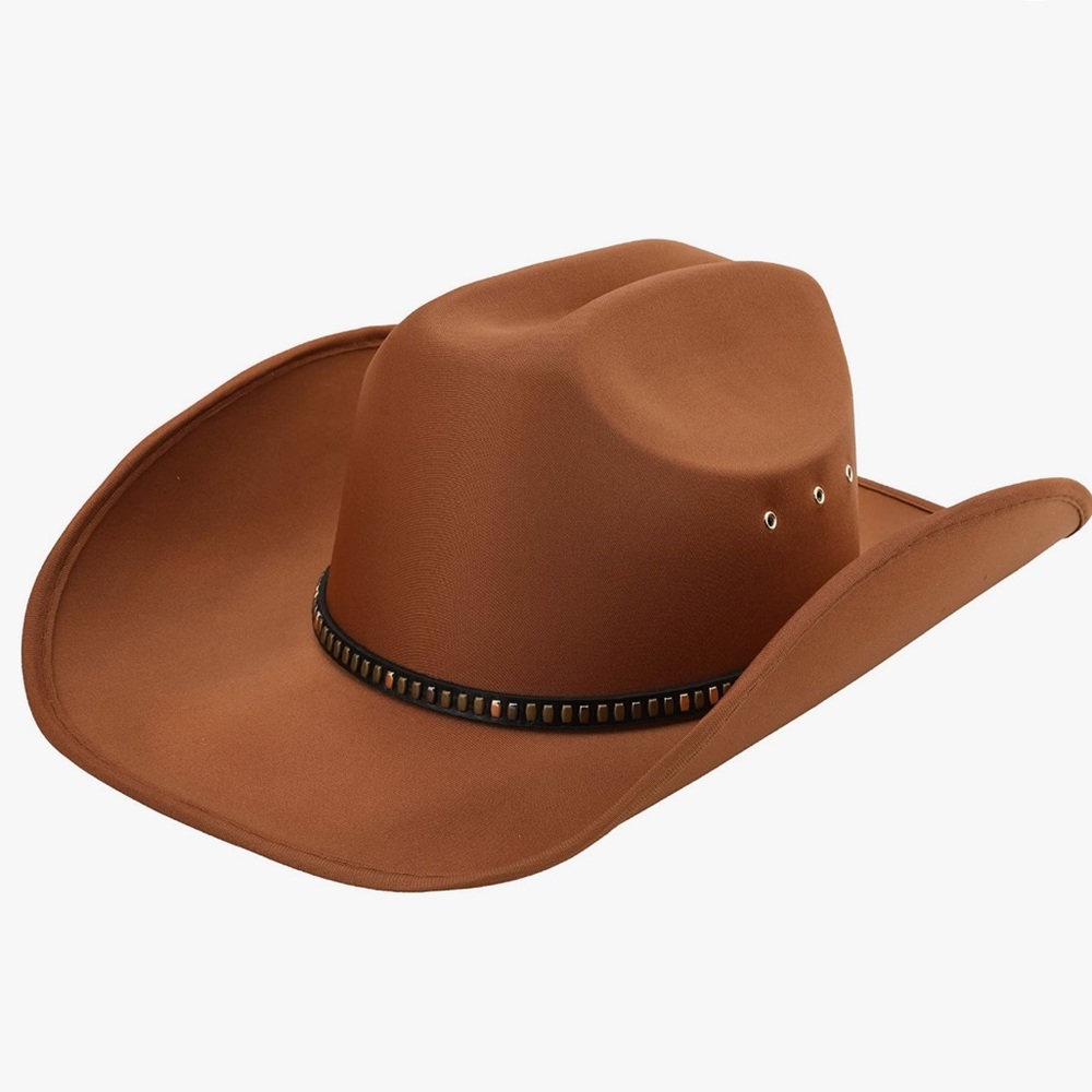 Cowboy Hat - Cognac Brown